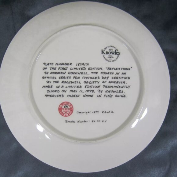 Limited Edition Knowles Norman Rockwell Mothers Day Plates Set of 8 1979-1986-SU - Picture 4 of 16